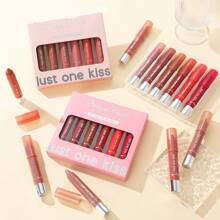 6Pcs Set Dragon Ranee Just One Kiss Lipstick Lip Crayon Bundle