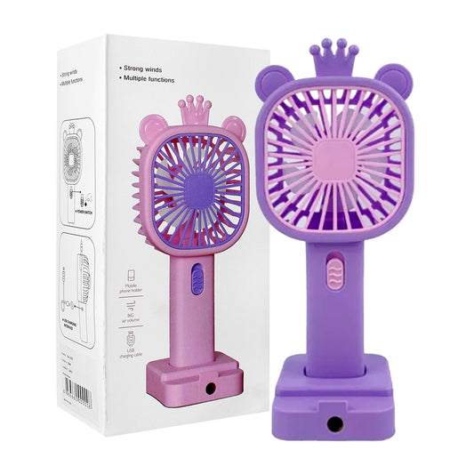 Fan with Sharpener | Mini Handheld Fan, Portable USB Fan for Home,