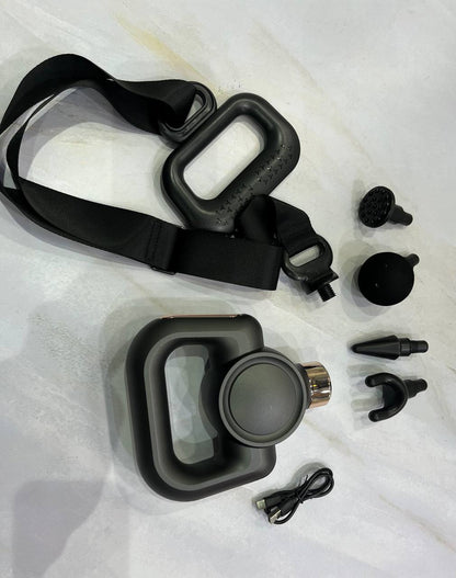 Rechargeable Massager Facial with Belt Model HB-016 04 Massage head attachement