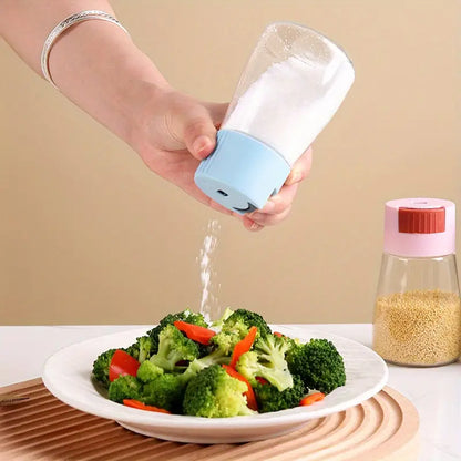 Sealed Seasoning quantitative Bottle salt pepper condiment Dispenser Glass Spice Jar |