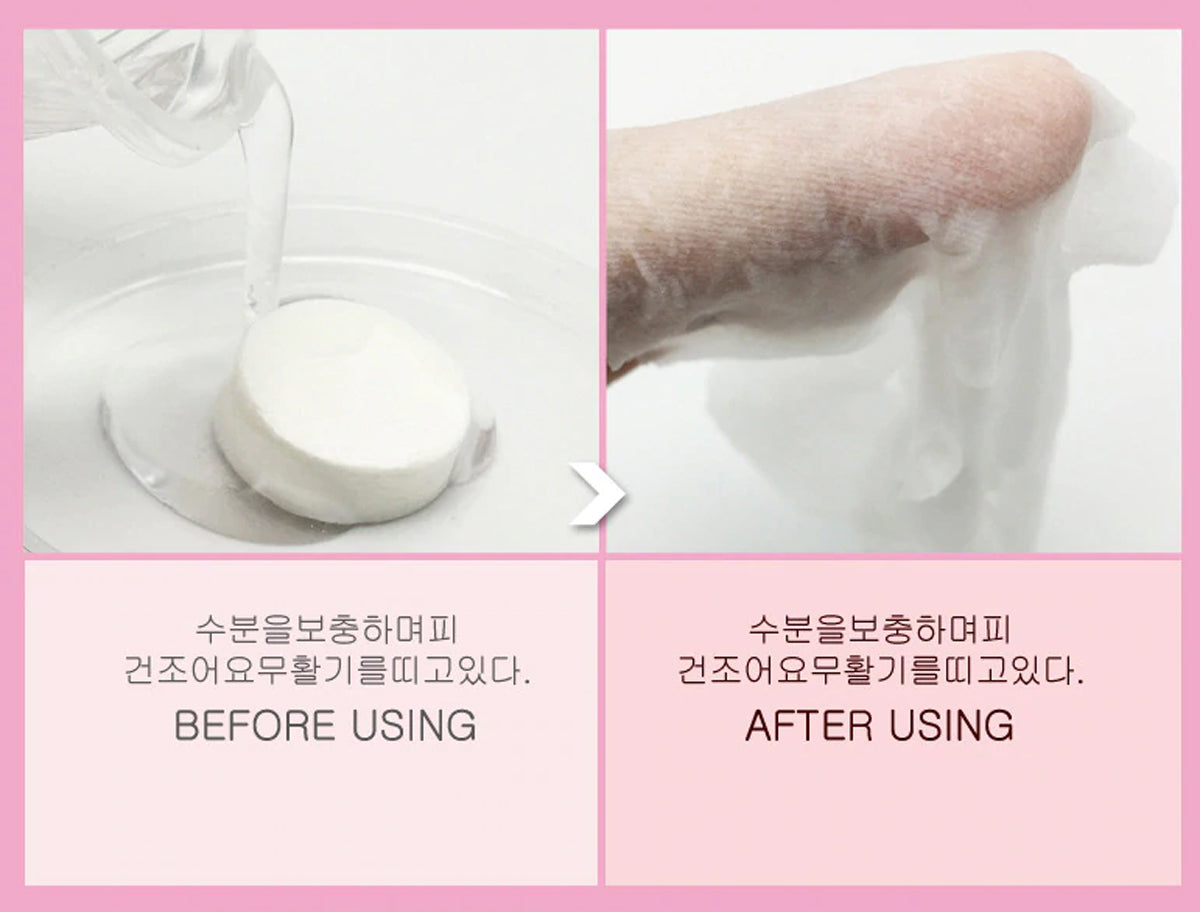 Pack of 50 BIOAQUA Compressed Facial Tablet Face Sheet | 50 Pcs