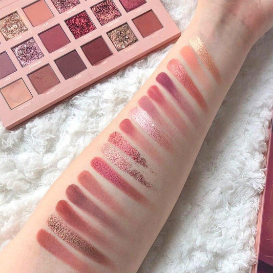 18 Shade glittery - Matte NUDE Eyeshadow Palette