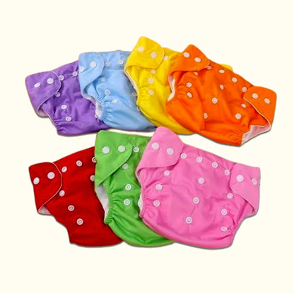 Baby Washable Flexible Diapers Adjustable Pamper Reusable Diaper | Baby Washable Training