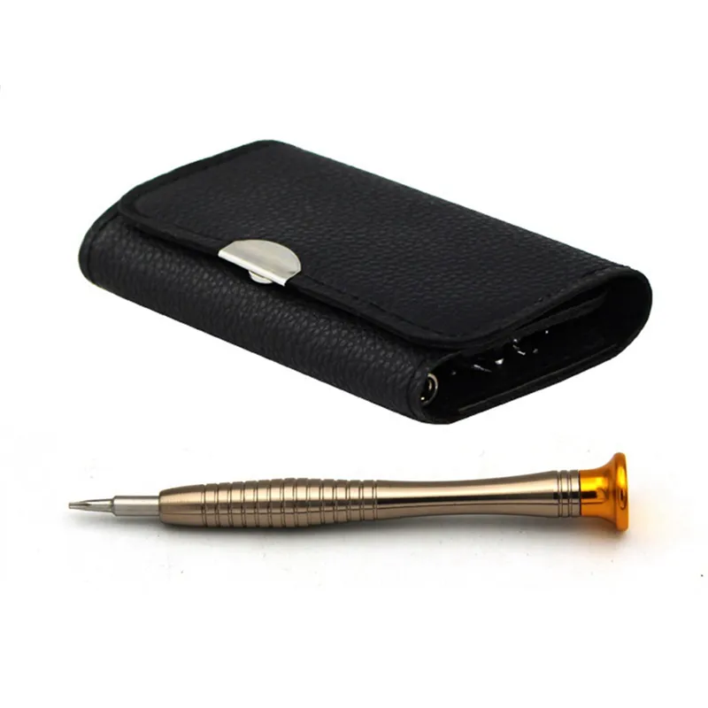 25 in 1 leather case screwdriver kit.