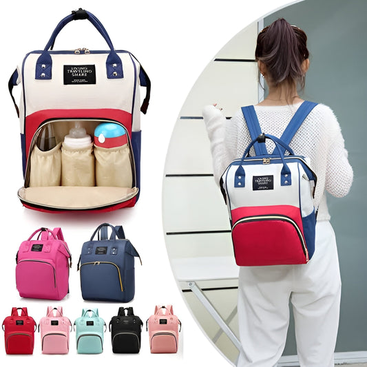Large Capacity Mummy Bag Multi-function Women Backpack Nursing Bag for Baby Care