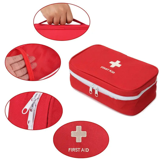Medical First Aid Kit Pouch Empty Bag Emergency Medicine Storage Organizer Bag