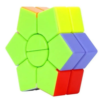 Jiehui Flower Cube Artistic Floral-Themed Puzzle Cube with Intricate Design and