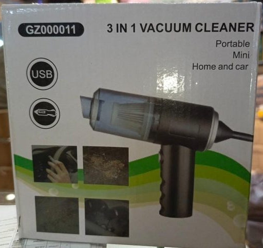 3 In 1 Vacuum Cleaner mini portable For Home And Car (GZ000011)