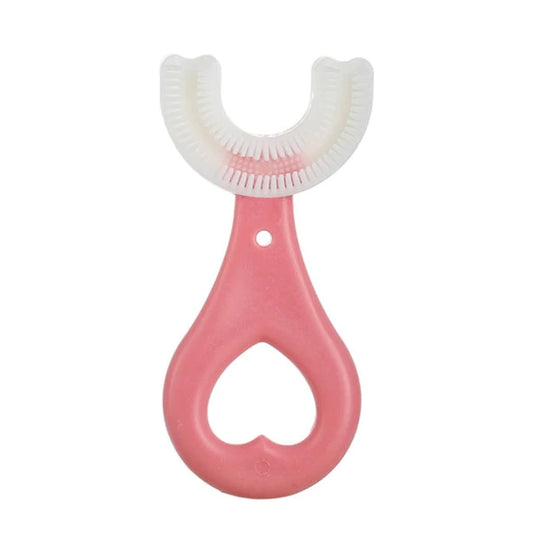 (Without Box)1 PC - 360 Degree U-Shaped Baby Toothbrush Children Child Toothbrush