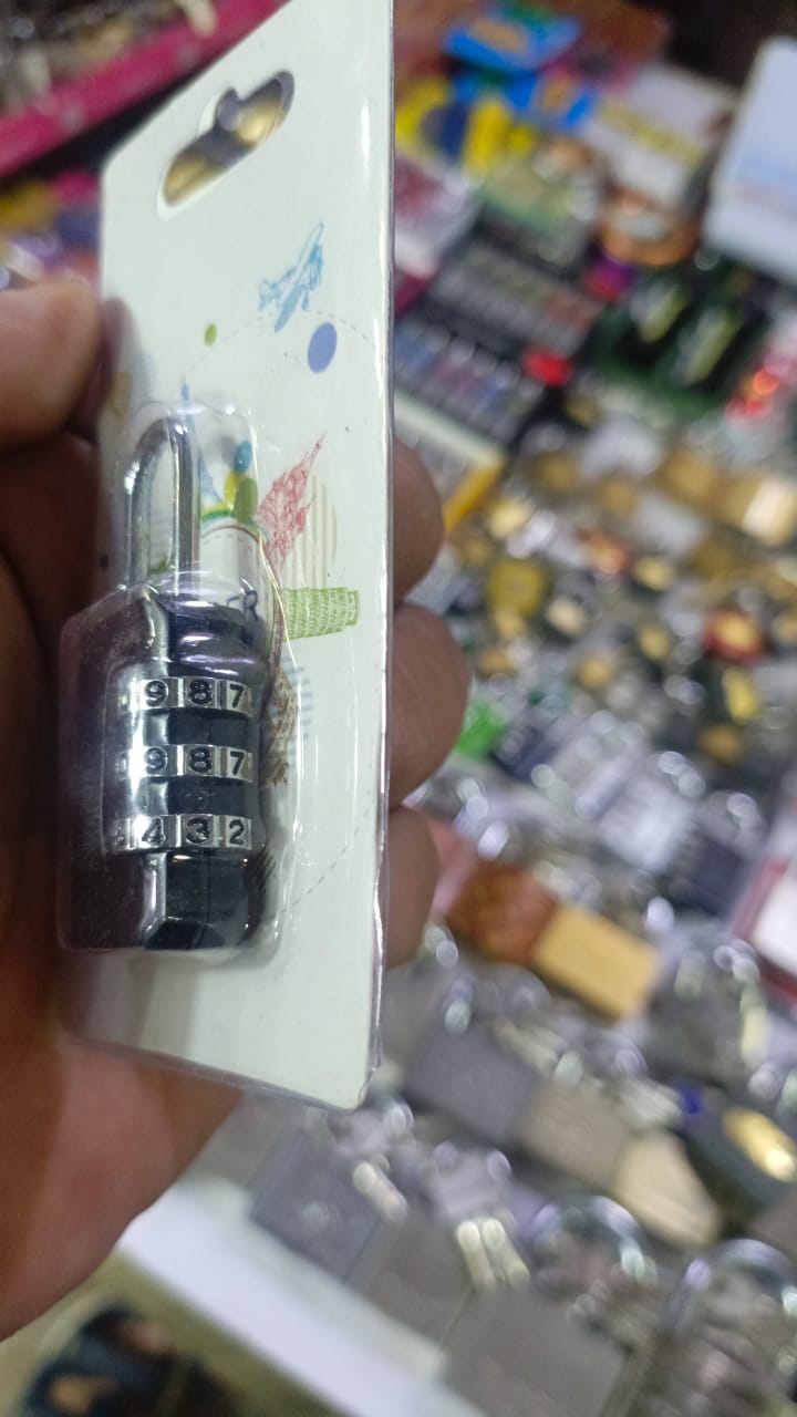 Greatangle-UK 3 Digit Code Combination Padlock For Luggage Combination Number Lock Padlock