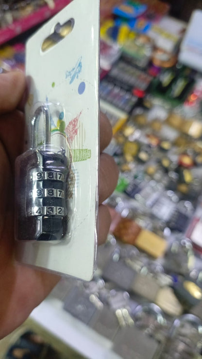 Greatangle-UK 3 Digit Code Combination Padlock For Luggage Combination Number Lock Padlock