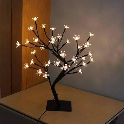 LED Cherry Blossom Bloom light Trees table Lamp