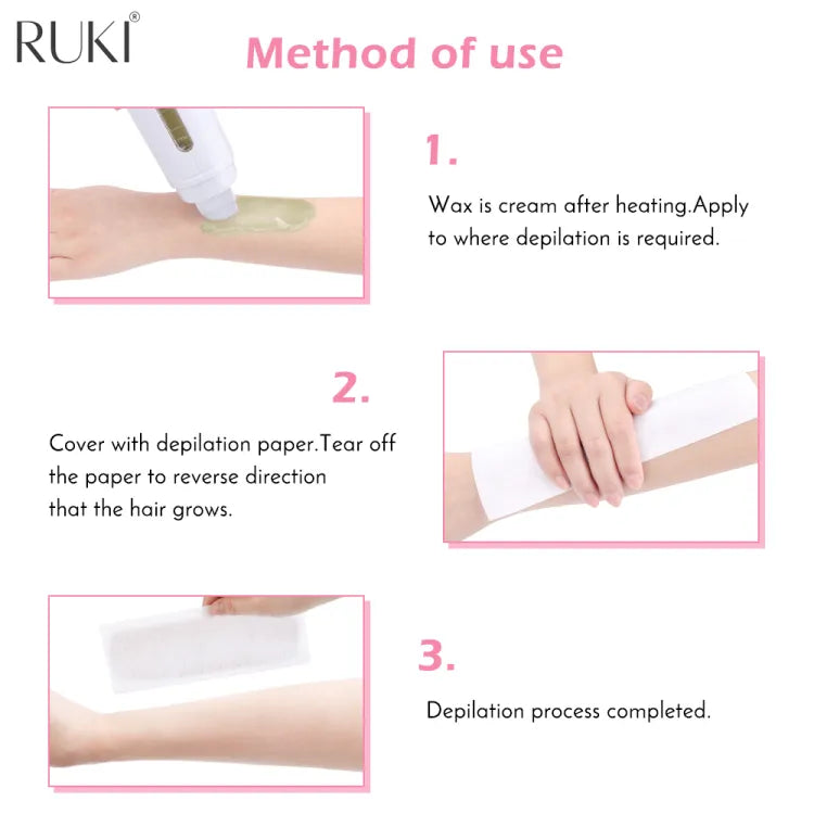 Refill Wax for Women, Roll On Wax Refill for Hair Areas of