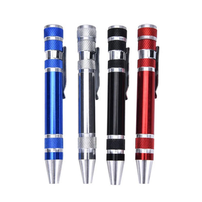 8 in 1 screwdrivers tool pen | Precision Pocket Screwdriver Set Mini