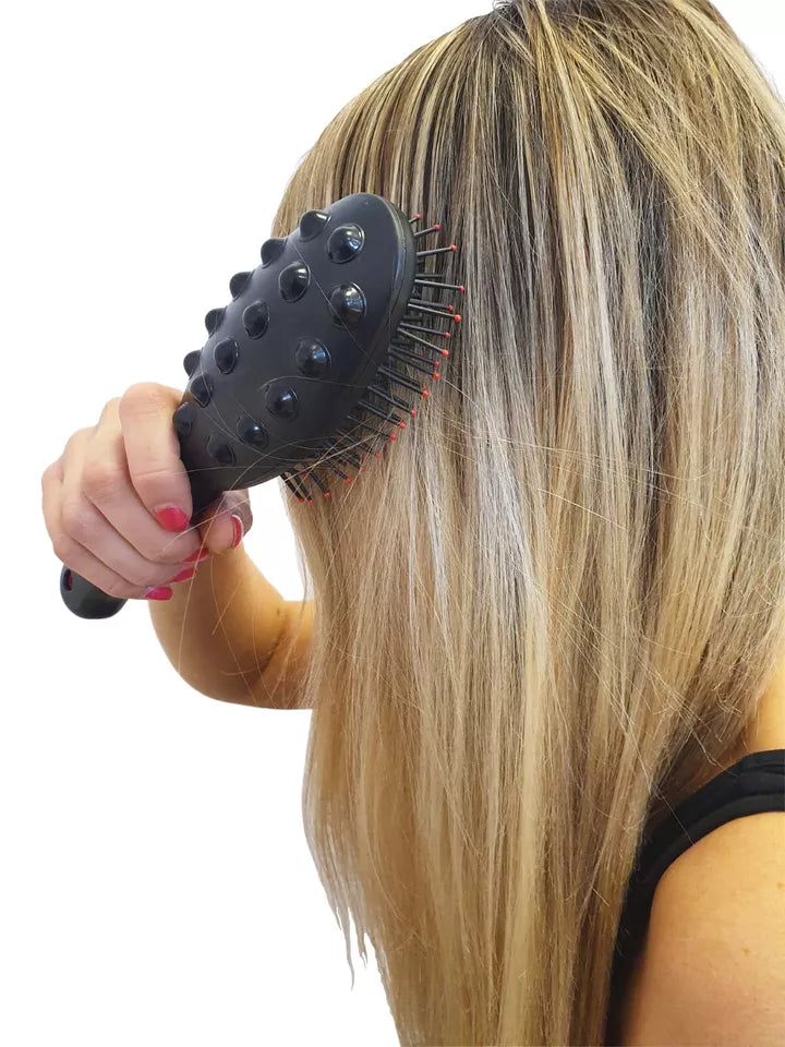 Electric Wireless Massage Comb Hair Growth Vibration Scalp Massager Anti Hair Loss