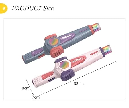 Amusing Toy Elastic Smog Bubble Machine with Bubble Water Bubble Wand Heart