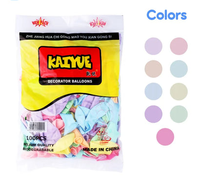 BALLOONS l BIRTHDAY, BABY SHOWER, AQIQAH PARTY DECORATIONS (Random Color)