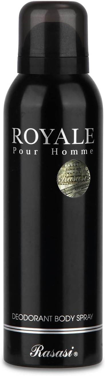 Rasasi Deo Royale Black Colour, 200 ml ( Original )