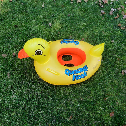 Duck Baby Floats Tube, Inflatable Duck Pool Float, Baby Floating Seat, Children
