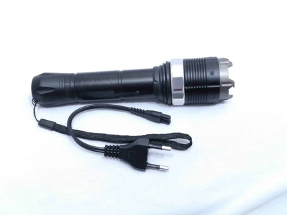 8810 Flashlight Multifunctional Dimming Light Flashlight Rechargeable Self Defense Flashlight