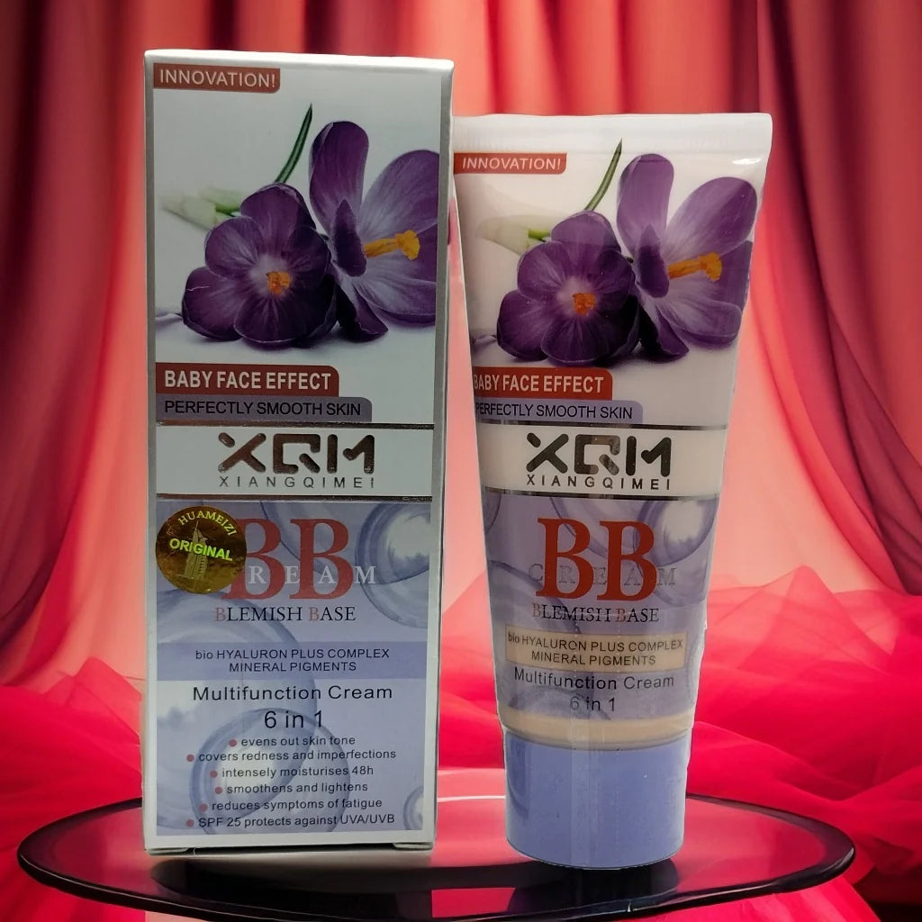 XQM BB Blemish Base Multi-function 6 in 1 Lavender Cream /Moisturizing BB