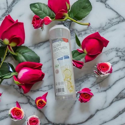 Plasco Slim Pitcher 1.5 Liter | BPA-Free | Food Grade Plastic