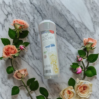 Plasco Slim Pitcher 1.5 Liter | BPA-Free | Food Grade Plastic