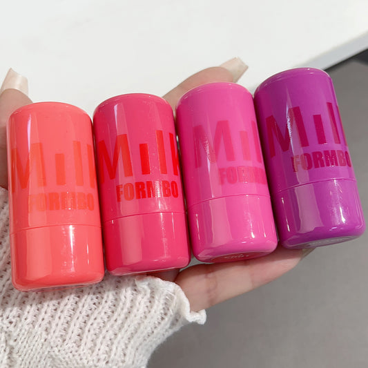 pack of 4 Cheek Lip Tinted Moistured Blush Stick Eyes Cheek Lip