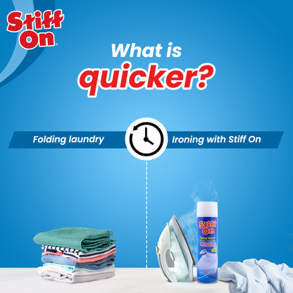 Fabric Starch Spray Stiff On for crisp and fresh clothes -