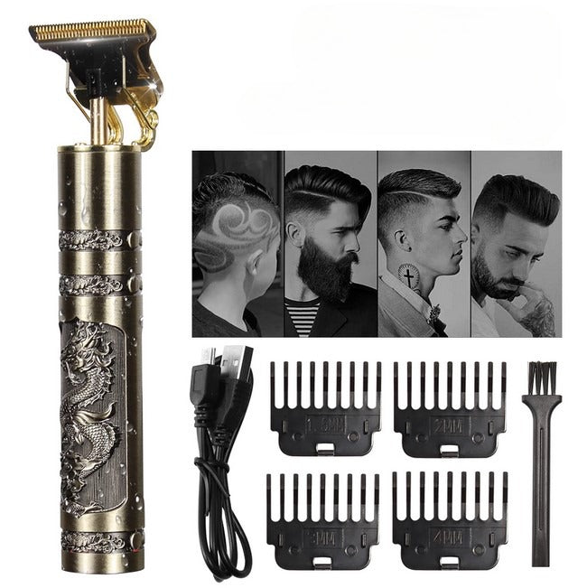 T9 Professional Beard Trimmer Haircut Shaving Machine for Men (Metal