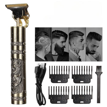 T9 Professional Beard Trimmer Haircut Shaving Machine for Men (Metal