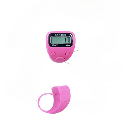 New Digital Finger Tally Counter Tasbih (Random Color)