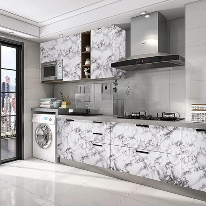 Self Adhesive Marble Sheet Sticker For Kitchen,(60×200) Cupboard, Wall Anti Oil