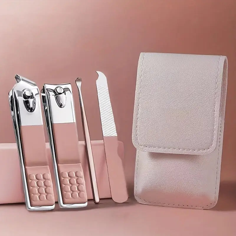 4 in 1 Professional Manicure Set 4-Piece Stainless Steel Nail Care Kit