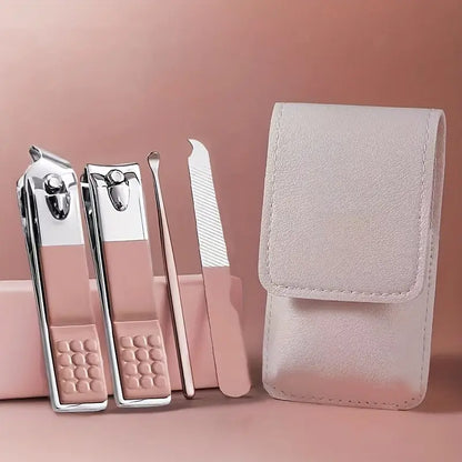 4 in 1 Professional Manicure Set 4-Piece Stainless Steel Nail Care Kit