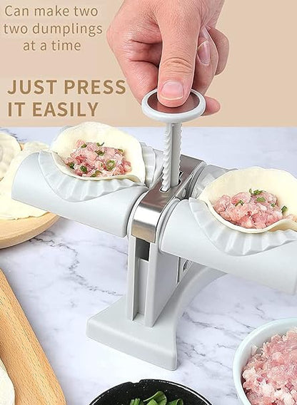 Double head design automatic dumpling machine mold, dumplings quickly and easily