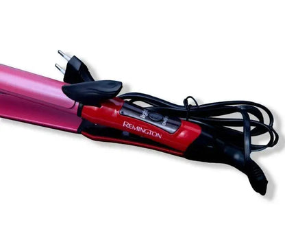 Remington 2 in 1 Hair Straightener + Curler: Versatile Styling Tool for