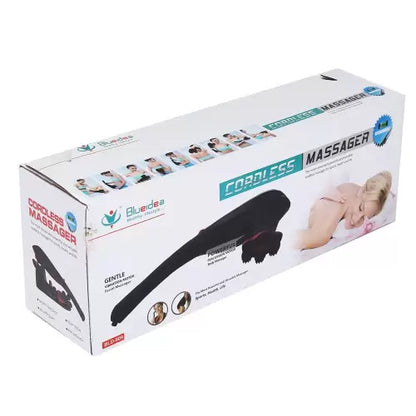 Blue idea Rechargeable Cordless Massager with different heads | Deep Massager for