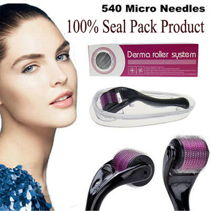 Derma Roller 0.5mm with 540 Micro Needle for Hair Growth and Facial