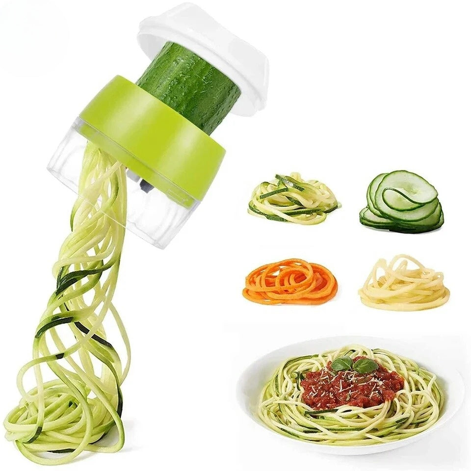 4in1 Vegetable Spiral Cutter / BPA-Free ABS plastic materials and 304 stainless