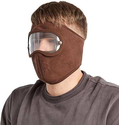 Windproof Anti Dust Full Face Masks Cycling Ski Breathable Masks Eye HD