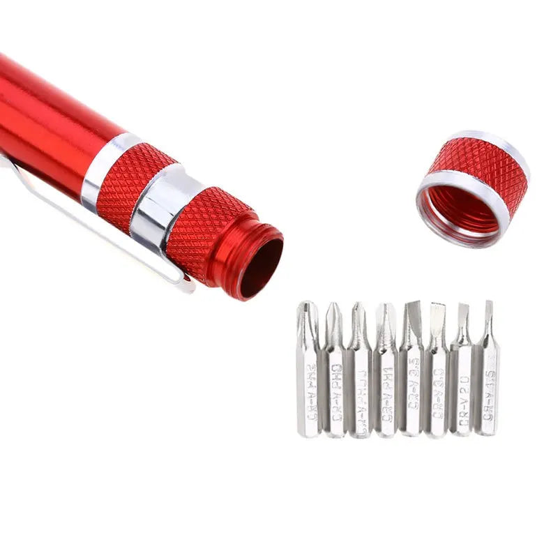 8 in 1 screwdrivers tool pen | Precision Pocket Screwdriver Set Mini