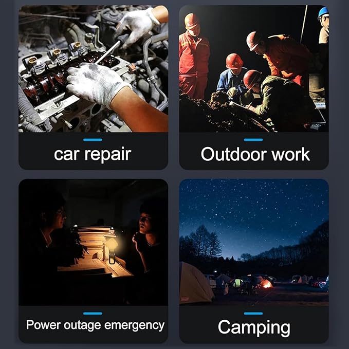 Mini work light Work Light Mini Camping Tent Lamp with Hanging Hook