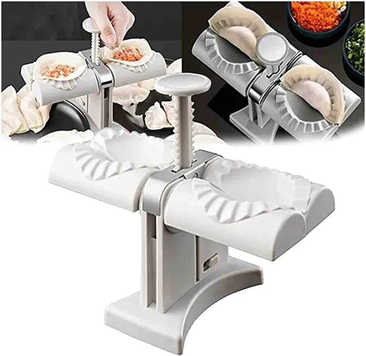 Double head design automatic dumpling machine mold, dumplings quickly and easily