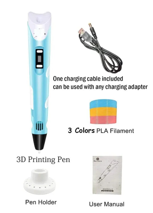 3D Pen for 3D Printing Drawing Pen USB 3D pen plus with