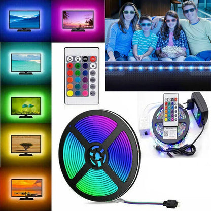 NEW RGB LED Strip 5 meter Top Quality With Remote And 12V