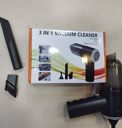 3 In 1 Portable Mini Vacuum Cleaner Duster Blower Air Pump Wireless Handheld Clean Microscopic Dust Like Car, Home,computer, Laptop, Flower, Mirror Vehicle Interior Cleaner