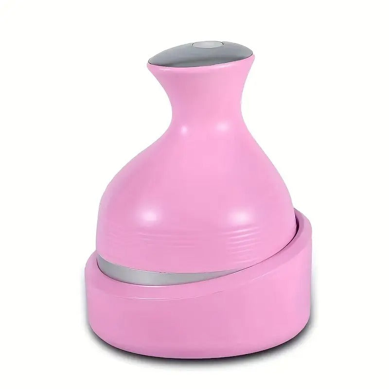 Scalp Massager, Electric Meridian Massage with 4 Moveable Massage Cluster, Rechargeable Portable