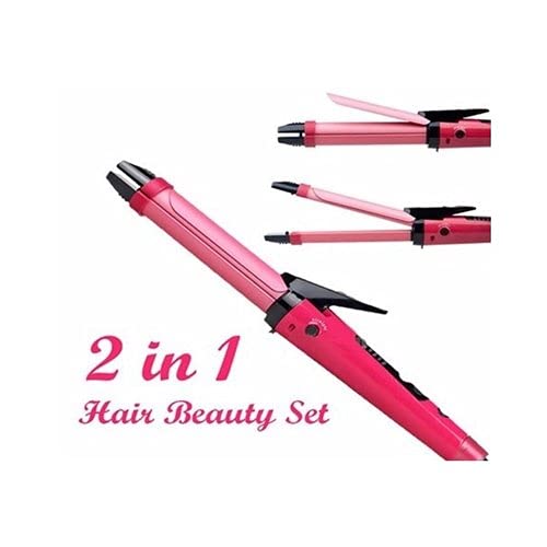 Hair Straightener| 2 in 1...Hair straightener and curler.