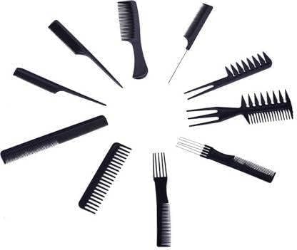 (10 Pcs) Multipurpose Salon Hair Styling Hairdressing hairdresser Barber Combs Professional Comb